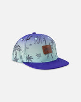 Deux par Deux H30VBC_3H157_6/24m Cap Blue Beach Print 6/24m vendu par Veille sur toi