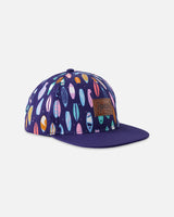 Deux par Deux H30VBC_3H164_6/24m Cap Blue Surfboard Print 6/24m vendu par Veille sur toi