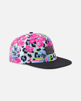 Deux par Deux H30VGC_3H155_6/24m Cap Blue Floral And Leopard Print 6/24m vendu par Veille sur toi