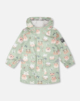 Deux par Deux ⚜ H30W50_3H022_2 Green raincoat with color-changing frogs 2 vendu par Veille sur toi