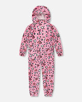 Deux par Deux H30W72_3H024_12m Pink rain jumpsuit with color-changing hearts print 12m vendu par Veille sur toi