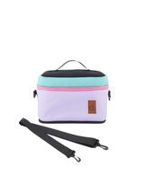 Deux par Deux ⚜ J20ZBL3_02820_O/S/K Boîte à lunch - turquoise bleu, rose et mauve - Deux par Deux Taille unique vendu par Veille sur toi