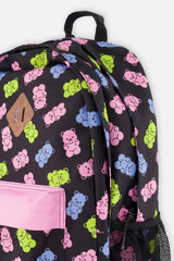 Deux par Deux J20ZSD_2J033_O/S/K Kids Backpack Black Printed Gummy Bears One Size Kids vendu par Veille sur toi
