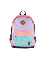 Deux par Deux ⚜ J20ZSD3_05640_O/S/K Sac à dos pour enfants 21L - Lavande, turquoise et orange - Deux par Deux Taille unique vendu par Veille sur toi