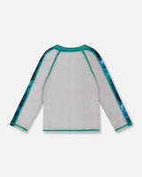 Deux par Deux Long Sleeve Rashguard Pale Gray vendu par Veille sur toi