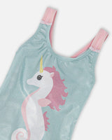 Deux par Deux One-Piece Swimsuit Aqua vendu par Veille sur toi