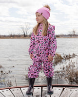 Deux par Deux Pink rain jumpsuit with color-changing hearts print vendu par Veille sur toi