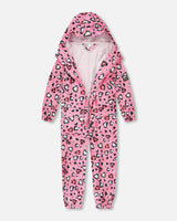 Deux par Deux Pink rain jumpsuit with color-changing hearts print vendu par Veille sur toi