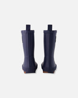 Deux par Deux Rain Boots In Natural Rubber Navy Blue vendu par Veille sur toi