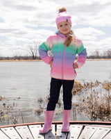 Deux par Deux Rain Boots In Natural Rubber Pink Glitter vendu par Veille sur toi