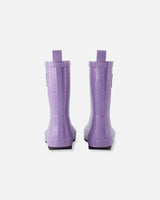 Deux par Deux Rain Boots In Natural Rubber Purple Glitter vendu par Veille sur toi