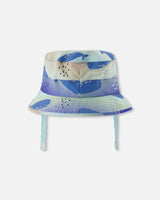 Deux par Deux Recycled Polyester Beach Hat Blue Whale Print vendu par Veille sur toi
