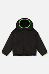 Deux par Deux Reversible Mid-Season Jacket Black vendu par Veille sur toi