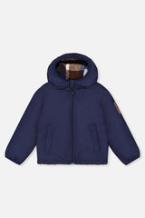 Deux par Deux Reversible Mid-Season Jacket Dark Blue And Brown vendu par Veille sur toi