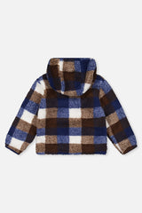 Deux par Deux Reversible Mid-Season Jacket Dark Blue And Brown vendu par Veille sur toi