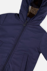 Deux par Deux Reversible Mid-Season Jacket Dark Blue And Brown vendu par Veille sur toi