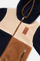 Deux par Deux Reversible Mid-Season Jacket Dark Blue, Beige And Brown vendu par Veille sur toi