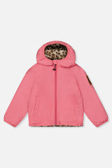 Deux par Deux Reversible Mid-Season Jacket Pink And Leopard vendu par Veille sur toi