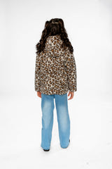 Deux par Deux Reversible Mid-Season Jacket Pink And Leopard vendu par Veille sur toi