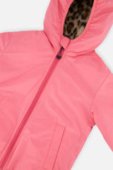 Deux par Deux Reversible Mid-Season Jacket Pink And Leopard vendu par Veille sur toi
