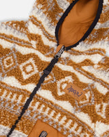 Deux par Deux Reversible Mid-Season Sherpa Jacket Brown Aztec Pattern vendu par Veille sur toi