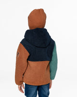 Deux par Deux Sherpa Jacket Navy Colorblock vendu par Veille sur toi