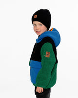 Deux par Deux Sherpa Jacket Navy Colorblock vendu par Veille sur toi