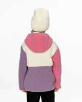 Deux par Deux Sherpa Jacket Pink Colorblock vendu par Veille sur toi