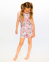 Deux par Deux Swim Shorts Pink Hibiscus Print vendu par Veille sur toi