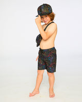Deux par Deux Swim Trunks Black Dinosaur Print vendu par Veille sur toi