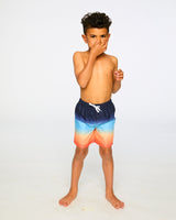 Deux par Deux Swim Trunks Blue And Orange Gradient vendu par Veille sur toi