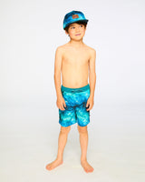 Deux par Deux Swim Trunks Blue Waves Print vendu par Veille sur toi