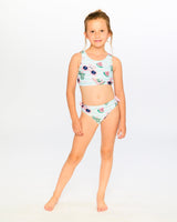 Deux par Deux Two-Piece Swimsuit Blue Flamingo And Cactus Print vendu par Veille sur toi