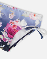 Deux par Deux Two-Piece Swimsuit Blue Rose Print vendu par Veille sur toi