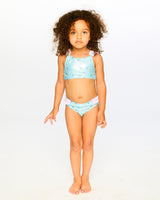 Deux par Deux Two-Piece Swimsuit Blue Seahorse Print vendu par Veille sur toi