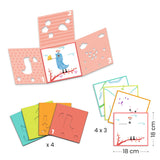 Djeco DJ00028 Ensemble coloriage créatif - 3 pochoirs pour une image - Djeco vendu par Veille sur toi