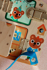 Djeco DJ01659 Jeu de manipulation Cabanalock - Djeco vendu par Veille sur toi