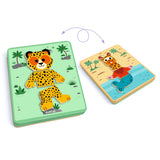 Djeco DJ03070 Jeu magnétique Inzebox - Mix'n'match - Djeco vendu par Veille sur toi