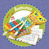 Djeco DJ06002 Instrument de musique Animambo - Métallophone - Djeco vendu par Veille sur toi