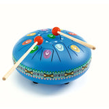 Djeco DJ06040 Grand tambour à languettes en métal Animambo - 11 notes - Djeco vendu par Veille sur toi