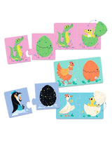 Djeco DJ08193 Casse-tête  Duo - Articulo les oeufs rigolos - Djeco vendu par Veille sur toi