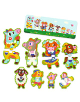 Djeco DJ08266 Casse-tête 16 pièces - Grands & petits à la ferme - Djeco vendu par Veille sur toi