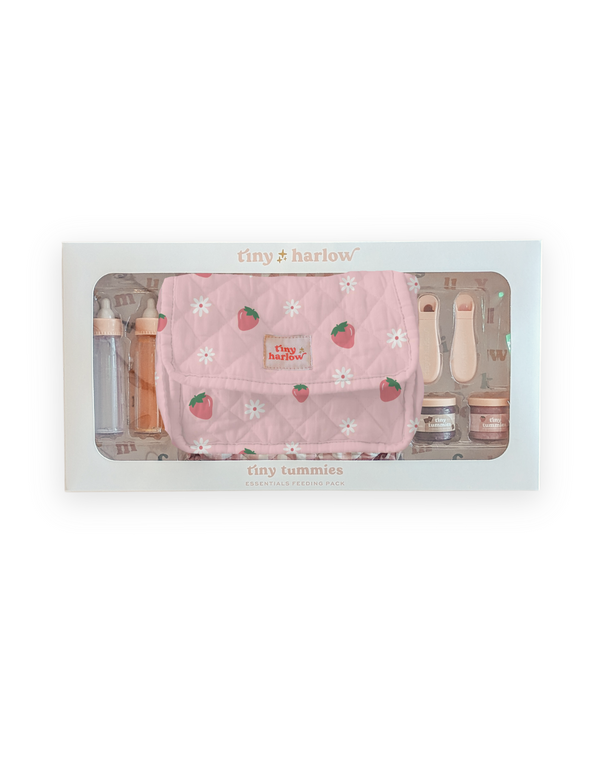 Coffret cadeau Tiny Tummies - Les Essentiels - Pique-nique aux fraises - Tiny Harlow