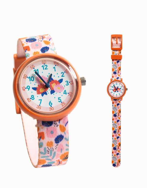 Montre pour enfant - Fleurs - Djeco