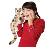 Folkmanis 3238 Marionnette - Chat Calico - Folkmanis vendu par Veille sur toi
