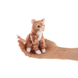 Folkmanis 8020 Marionnette à doigt - Mini chat orange - Folkmanis vendu par Veille sur toi