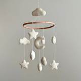 Ganapati BM78 Mobile pour bébé - Lune et étoiles - Ganapati vendu par Veille sur toi