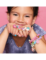 Girl Nation GN-J231R Bague en émail - arc-en-ciel - Girl Nation vendu par Veille sur toi