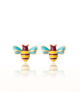Girl Nation GN-J351s Boucles d'oreilles en émail - Abeille - Girl Nation vendu par Veille sur toi