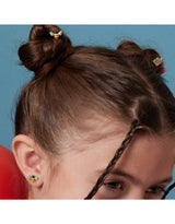 Girl Nation GN-J351s Boucles d'oreilles en émail - Abeille - Girl Nation vendu par Veille sur toi